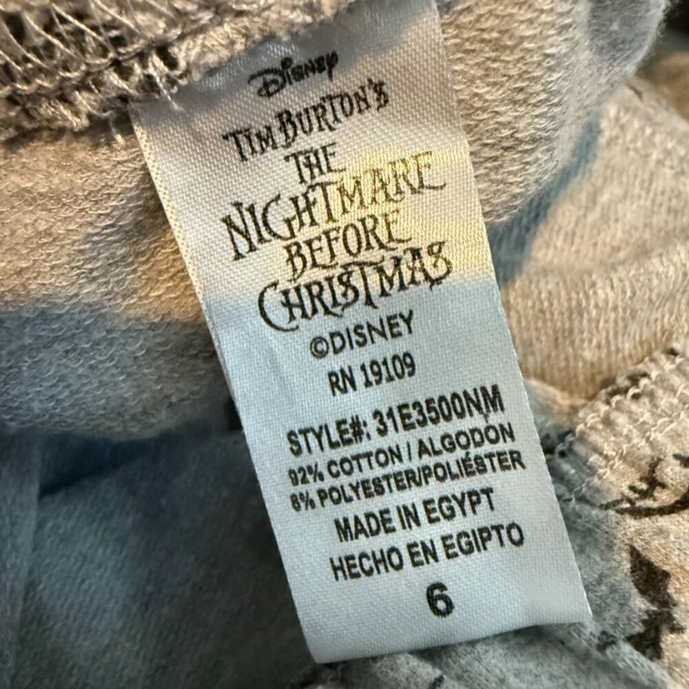 Disney Nightmare Before Christmas Pajama Set Boys Size 6 Master of Fright Jack - Picture 7 of 7